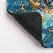 Galactic Swirl / Fluid Ink Abstract Muismat (Hoek)