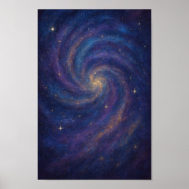Galactic Swirl Poster