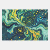 Galactic Swirls in Vivid Colors 1 Inpakpapier Vel (Voorkant 3)