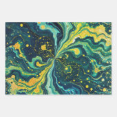 Galactic Swirls in Vivid Colors 1 Inpakpapier Vel (Voorkant 2)