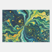 Galactic Swirls in Vivid Colors 1 Inpakpapier Vel (Voorkant)