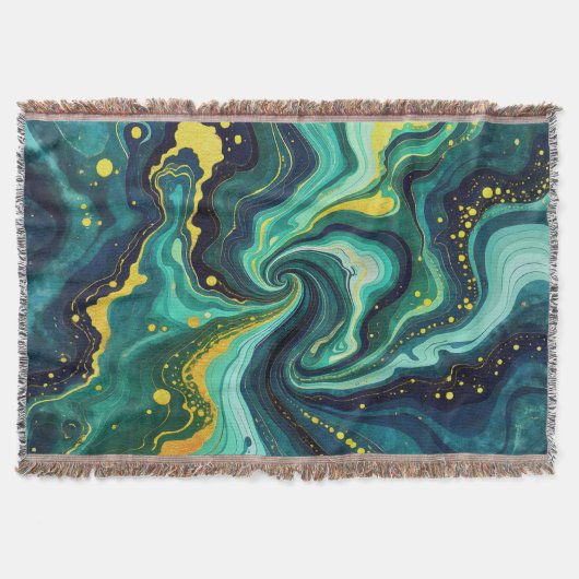Galactic Swirls in Vivid Colors 2 Deken (Voorkant)