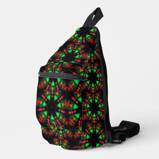 Galactic Tribe Fire Medicine Wiel Sling Bag (Rechterhoek)