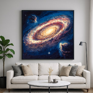Galactic Vortex Poster