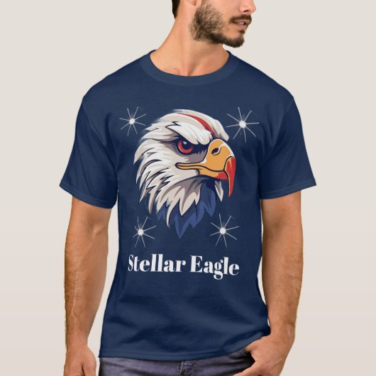 Galactic Wildlife Nebula Eagle T-shirt (Voorkant)