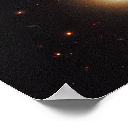 Galactic Wreckage in Stephans Quintet Poster (Hoek)