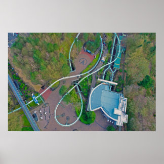 Galactica Drone | Resort Alton Towers Poster