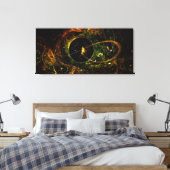 Galactica Space Travel Science Fiction Canvas Afdruk (Insitu (Slaapkamer))