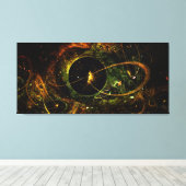Galactica Space Travel Science Fiction Canvas Afdruk (Insitu (Houten vloer))