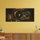 Galactica Space Travel Science Fiction Canvas Afdruk (Insitu (Woonkamer))