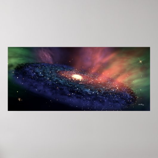 Galacticisme - Galaxy 013, door Joseph A. Wraith Poster (Voorkant)