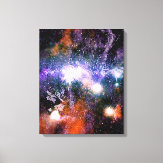 Galactisch centrum van Melkweg Galaxy X-Ray Hubble Canvas Afdruk (Voorkant)