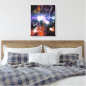 Galactisch centrum van Melkweg Galaxy X-Ray Hubble Canvas Afdruk (Insitu (Slaapkamer))