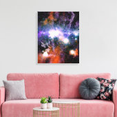 Galactisch centrum van Melkweg Galaxy X-Ray Hubble Canvas Afdruk (Insitu (Woonkamer))