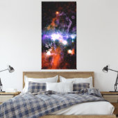 Galactisch centrum van Melkweg Galaxy X-Ray Hubble Canvas Afdruk (Insitu (Slaapkamer))