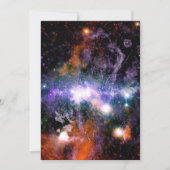 Galactisch centrum van Melkweg Galaxy X-Ray Hubble Feestdagenkaart (Voorkant)