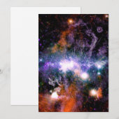 Galactisch centrum van Melkweg Galaxy X-Ray Hubble Feestdagenkaart (Voorkant / Achterkant)