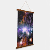 Galactisch centrum van Melkweg Galaxy X-Ray Hubble Hangend Wandkleed (Gebogen)