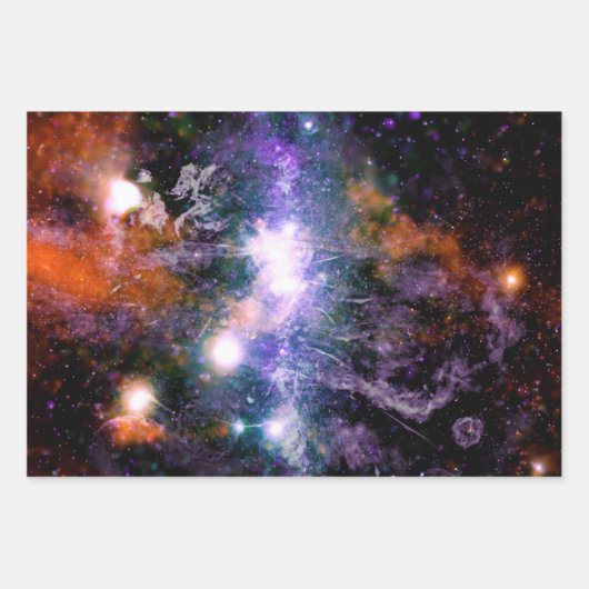 Galactisch centrum van Melkweg Galaxy X-Ray Hubble Inpakpapier Vel (Voorkant 3)