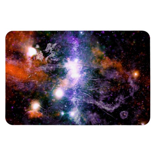 Galactisch centrum van Melkweg Galaxy X-Ray Hubble Magneet (Horizontaal)