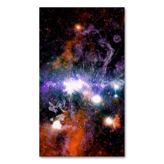 Galactisch centrum van Melkweg Galaxy X-Ray Hubble Magnetisch Visitekaartje (Voorkant Verticaal)