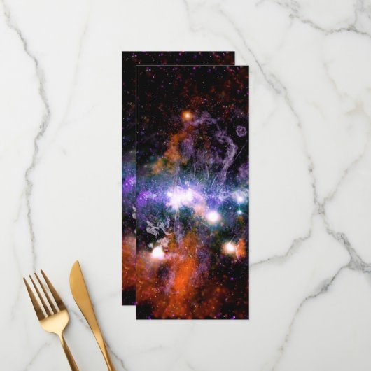 Galactisch centrum van Melkweg Galaxy X-Ray Hubble Menu (Voorkant / Achterkant in situ)