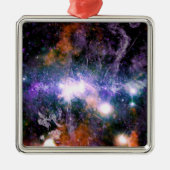 Galactisch centrum van Melkweg Galaxy X-Ray Hubble Metalen Ornament (Voorkant)