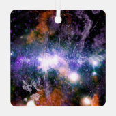 Galactisch centrum van Melkweg Galaxy X-Ray Hubble Metalen Ornament (Achterkant)