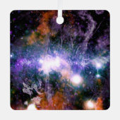 Galactisch centrum van Melkweg Galaxy X-Ray Hubble Metalen Ornament (Voorkant)