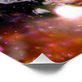 Galactisch centrum van Melkweg Galaxy X-Ray Hubble Perfect Poster (Hoek)