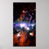 Galactisch centrum van Melkweg Galaxy X-Ray Hubble Poster (Voorkant)