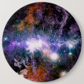Galactisch centrum van Melkweg Galaxy X-Ray Hubble Ronde Button 6,0 Cm (Voorkant)