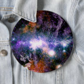 Galactisch centrum van Melkweg Galaxy X-Ray Hubble Ronde Button 6,0 Cm (In situ)