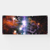 Galactisch centrum van Melkweg Galaxy X-Ray Hubble Spandoek (Horizontaal)