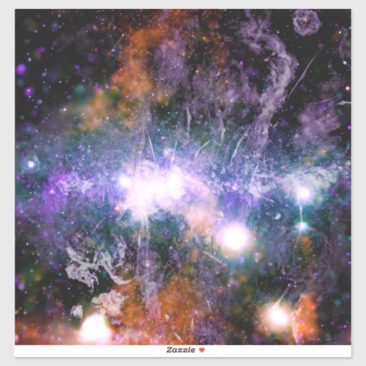 Galactisch centrum van Melkweg Galaxy X-Ray Hubble Sticker (Vel)