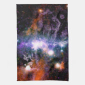 Galactisch centrum van Melkweg Galaxy X-Ray Hubble Theedoek (Verticaal)