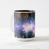 Galactisch centrum van Melkweg Galaxy X-Ray Hubble Tweekleurige Koffiemok (Voorkant links)