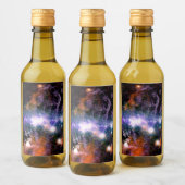 Galactisch centrum van Melkweg Galaxy X-Ray Hubble Wijn Etiket (Flessen)