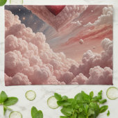 Galactisch hart theedoek (Gevouwen)