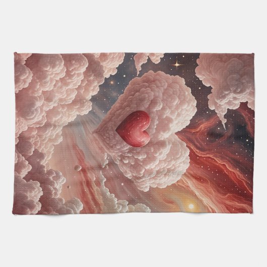 Galactisch hart theedoek (Horizontaal)
