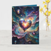Galactisch Hart van het Universum Kaart (Gele Bloem)
