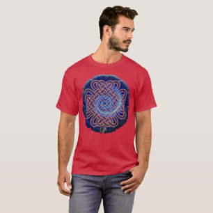 Galactisch Keltisch Liefdesknoop T-Shirt
