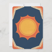 Galactisch kind verjaardagsuitnodiging kaart (Achterkant)