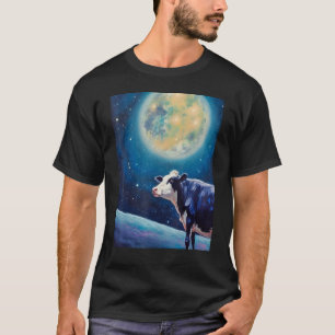 Galactisch Koe-heelal Adoreerbare Rundvee Voorbij T-shirt