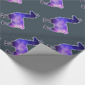 Galactisch Llama-verpakkingspapier Cadeaupapier (Hoek)