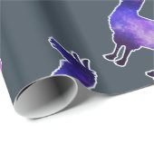 Galactisch Llama-verpakkingspapier Cadeaupapier (Rol Hoek)