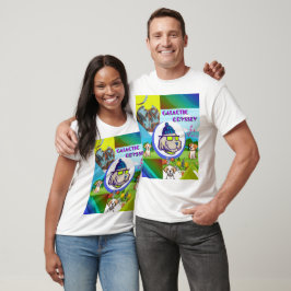 Galactisch Odyssey ontwerp T-shirt