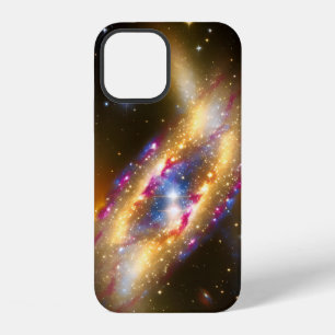 Galactisch Paars Blauw Melkweg Kosmisch Pret Lands iPhone 12 Hoesje