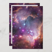 Galactisch Paars buitenruimte Kaart (Voorkant / Achterkant)
