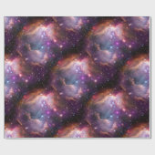 Galactisch Paars voor de buitenruimte Cadeaupapier (Vlak)